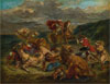 Lion Hunters: Copying Delacroix's Big Cats