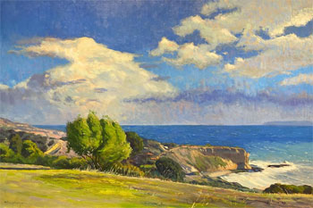 The Southern Coastline on a Windy Day