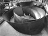 Sequence, sculpture by distinguished American contemporary artist Richard Serra