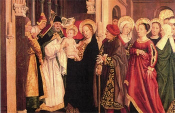The Presentation of Christ in the Temple (detail) , 1490.