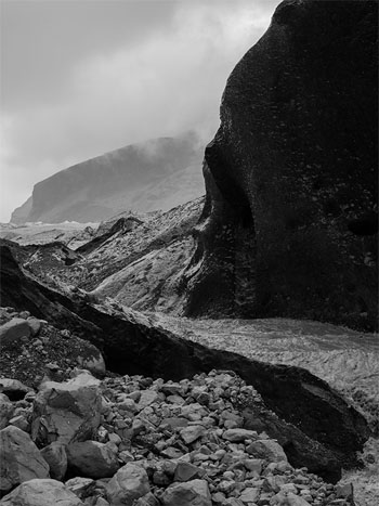 Black Ice with Glacial Melt, 2019