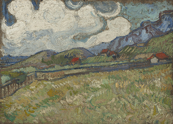 The Wheat Field behind St. Paul’s Hospital, St. Rémy, 1889
