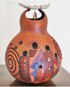 Hard Shelled Gourd Art by Leo Groff, Jr.