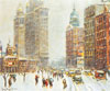 SNOWFALL IN THE CITY AND THE COUNTRY