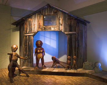 Barn with Raymond Coins figures