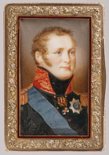 Box with Miniature of Tsar Alexander I, early 19th century