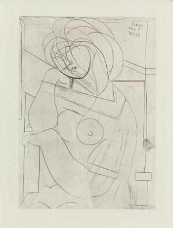 Seated Nude with her Head Resting in her Hand, 1934