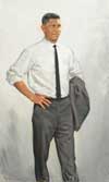 Portraits of Medgar and Myrlie Evers by Jason Bouldin and Paintings by Mary Lovelace O’Neal