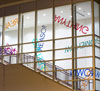 Robert Barry: One Billion Colored Dots and Diptych, Window-Wallpiece for the Montclair Art Museum