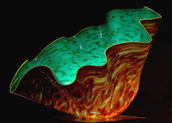 Green Macchia with Lemon Yellow Lip Wrap, 1994
