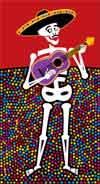 Traditional Day of the Dead Altar by artist Cynthia Ramirez dedicated to Bo Dollis