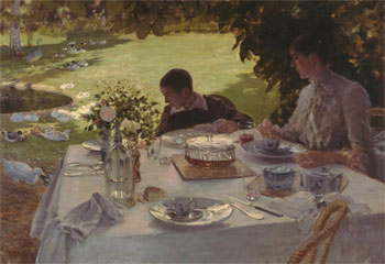 Breakfast in the Garden, 1884