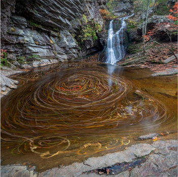 Lower Cascades Falls in Hanging Rock State Park