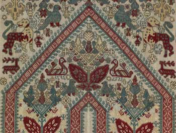 Bed Tent Door (detail), 17th-18th century, detail
