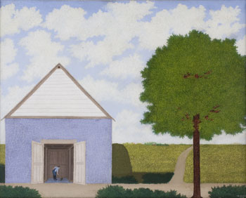 Barn, 1938, Produced for Federal Art Project, Works Progress Administration, Illinois